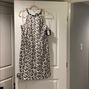 Nine West white/black dress